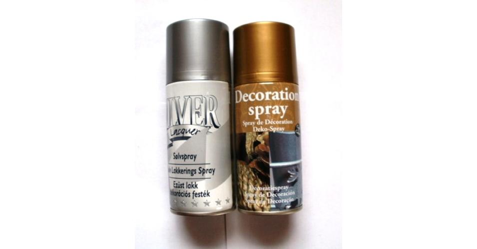 Metallic lakk spray